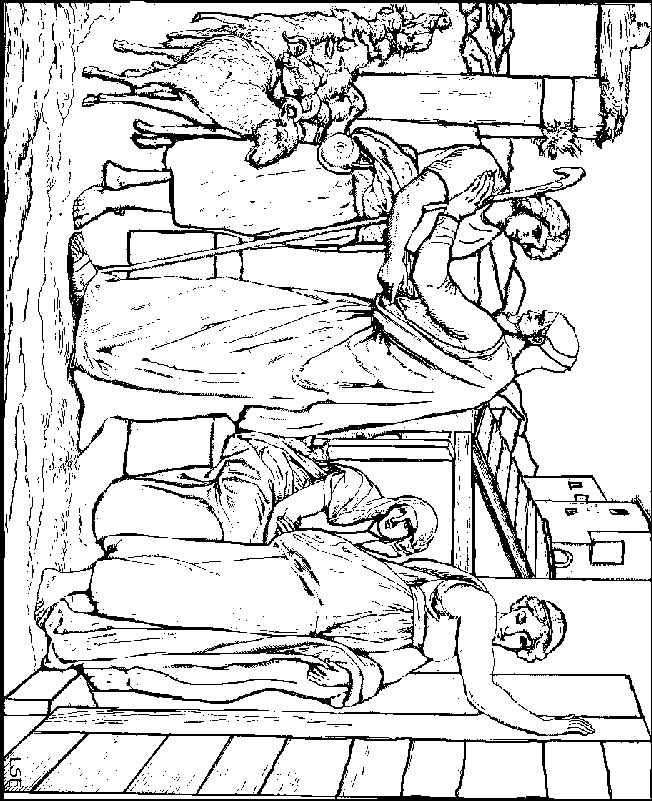 jacob from the bible coloring pages