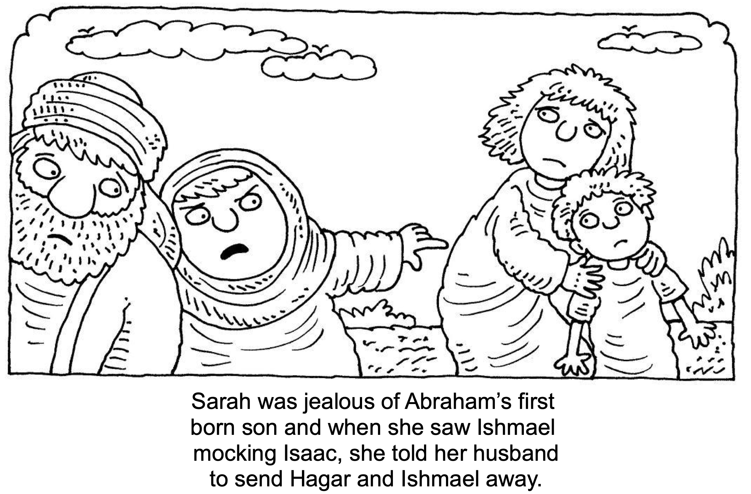 God\'s Promise to Abram coloring page