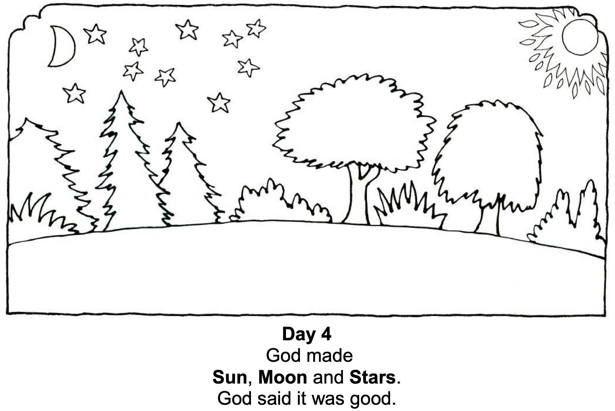 A Twinkle in the Dark Day 4 coloring page