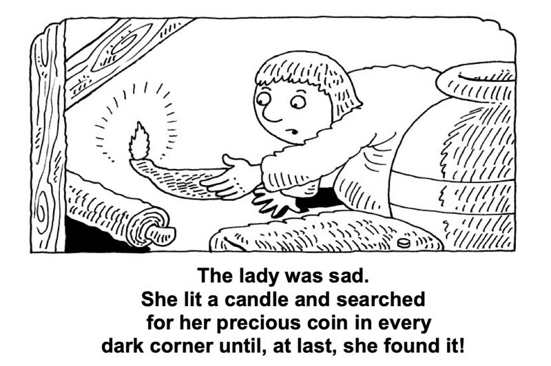 The Fruit of the Spirit is Joy The Lost Coin coloring page