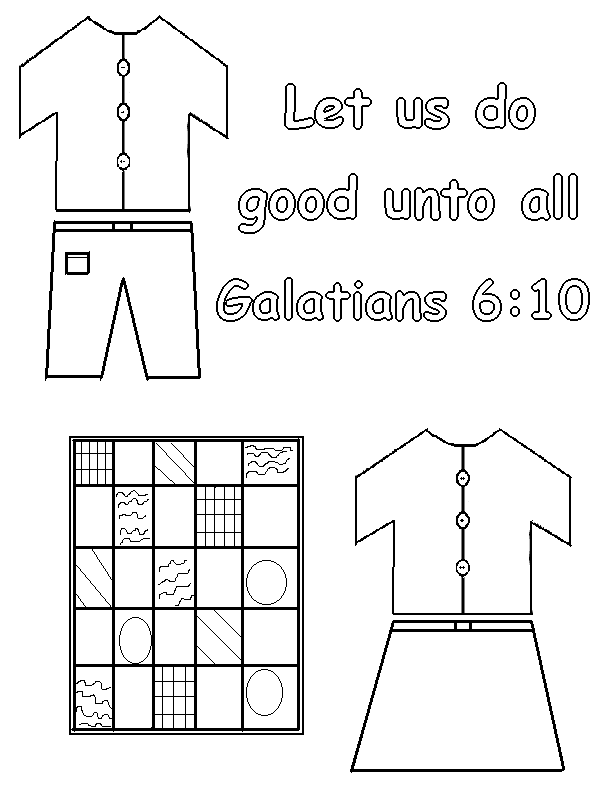 Galatians 6:10 Coloring Page