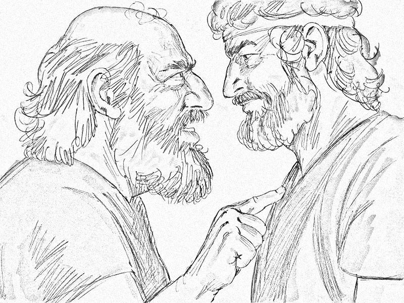 jacob and esau reunite coloring pages - photo #49