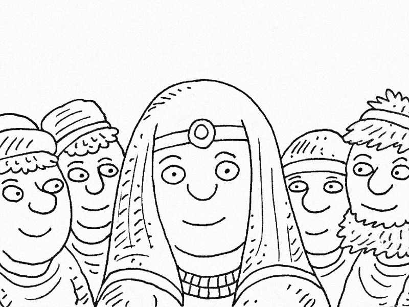 Joseph and his brothers coloring page