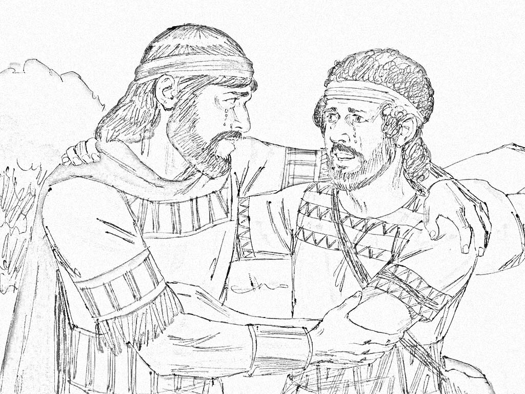 Closer Than a Brother coloring page
