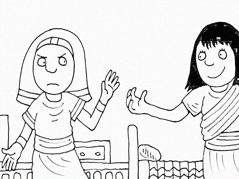 Joseph And Potiphar Coloring Page Coloring Pages