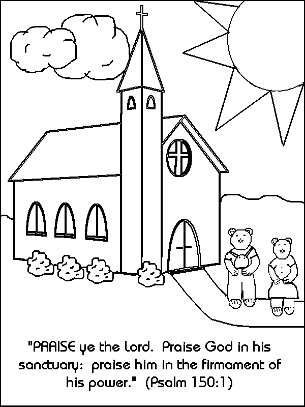 Psalm 150 1 Coloring Page Lorain County Free Net Children s Chapel