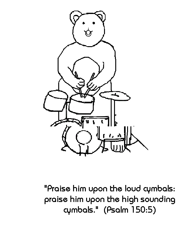 Psalm 150 5 Coloring Page Lorain County Free Net Children s Chapel