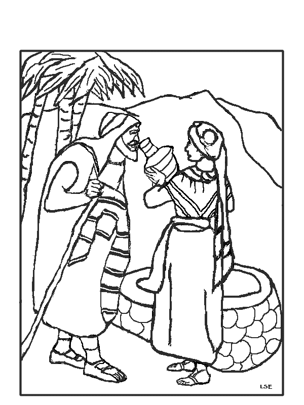 abraham and isaac coloring pages for kids - photo #21