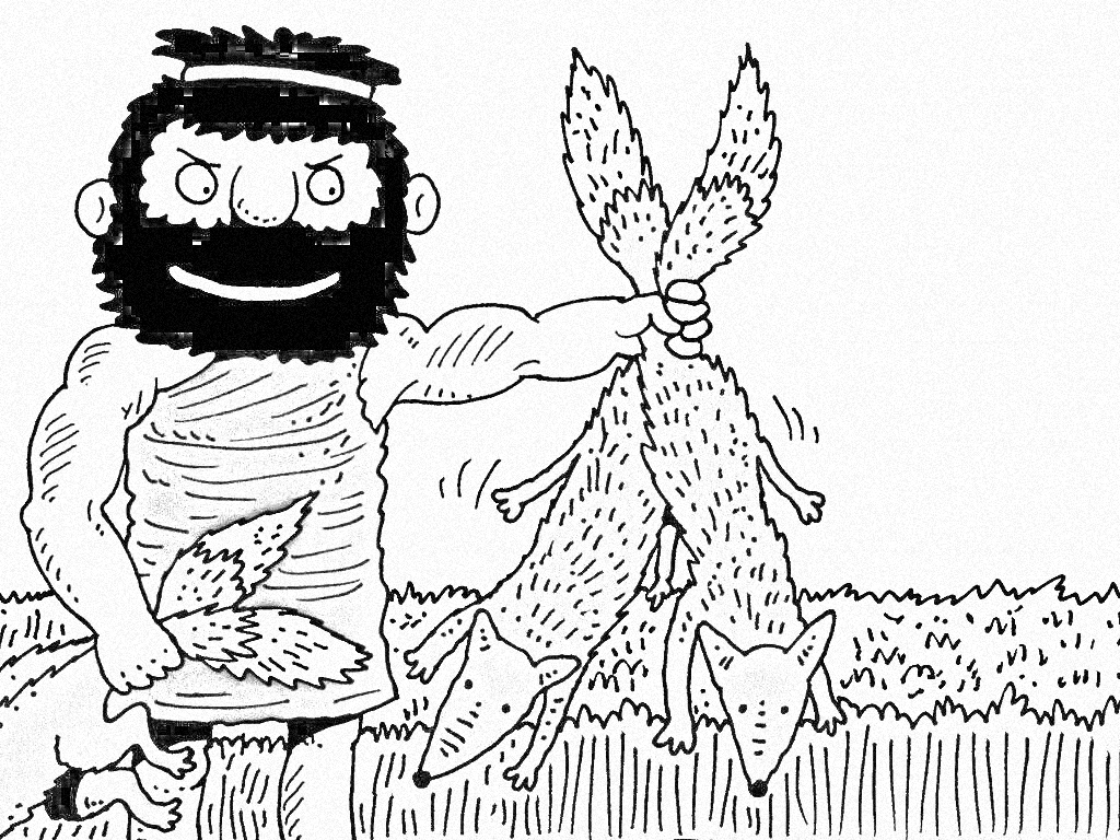 Samson Torched Tails coloring page