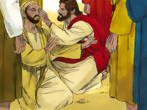Jesus healed the blind