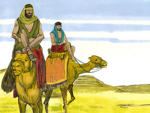 Jacob and his family were traveling on their way to Canaan