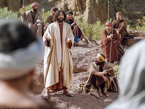 The friends of Jesus had spread themselves out among the
huge group of people who had gathered throughout the day to listen to Jesus tell
stories and teach about the Kingdom of God