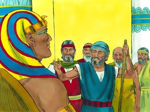 Moses and Aaron went to Pharaoh