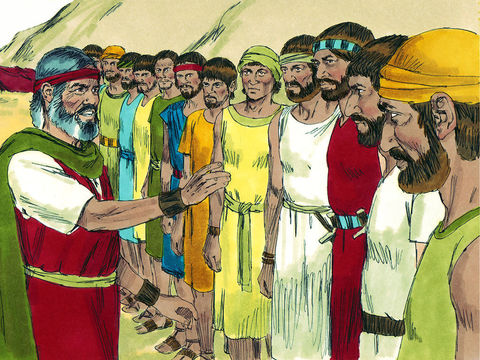 Moses appointed Joshua to lead 11 other mighty leaders on a 40-day trip to spy out the land