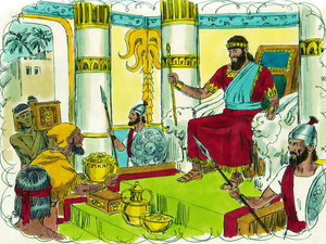 God blessed King Solomon with great wealth