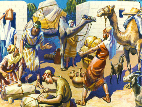 The Israelites packed up everything they owned and gathered their flocks and herds