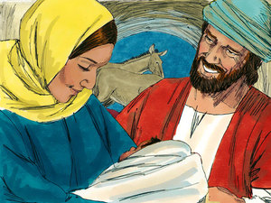 Mary and Joseph and Baby Jesus