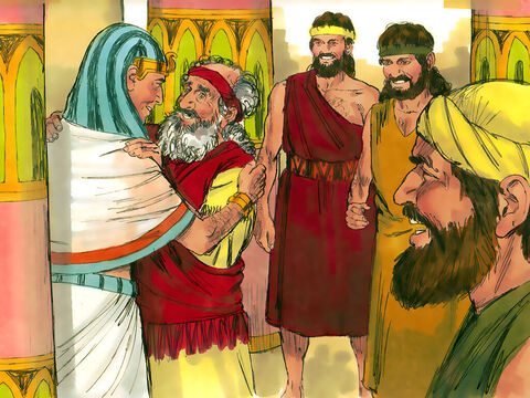 Joseph traveled to Goshen to meet his father