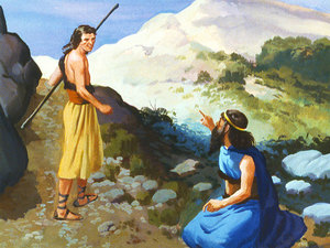 Elijah took his servant with him to the top of
Mount Carmel to pray to God and wait for the rain