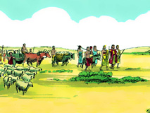 Abraham begins the long journey - Free Bible Images