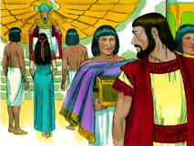 Sarai called before Pharaoh - Free Bible Images