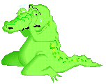 Crying alligator