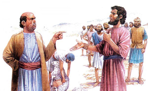 David sent men to Nabal