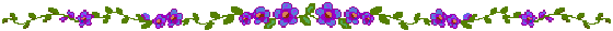purple flower divider