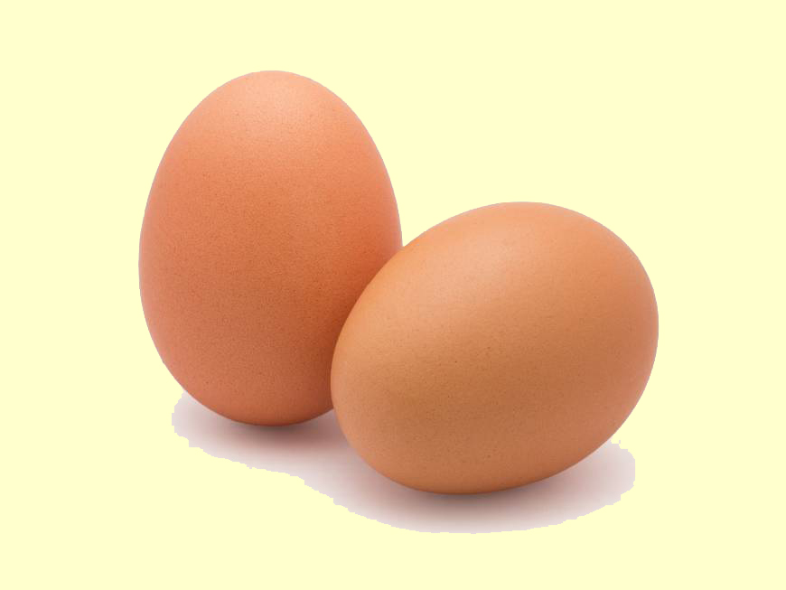 two eggs